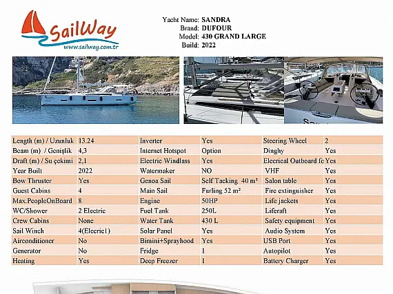 Dufour 430 Grand Large